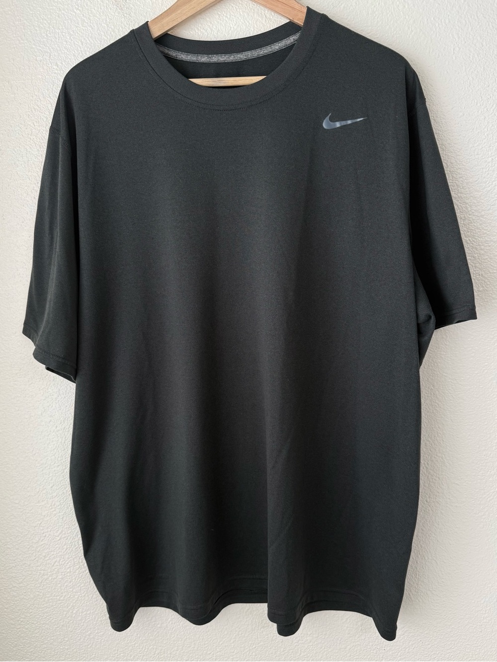 Nike Dri-Fit Men's Short Sleeve Activewear Shirt Charcoal Grey XXL